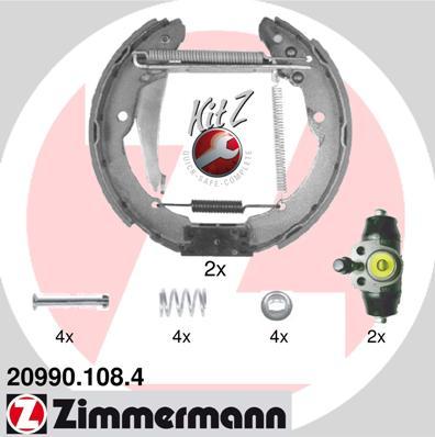 Zimmermann 20990.108.4 - Drum Brake Shoe Set car-mod.net