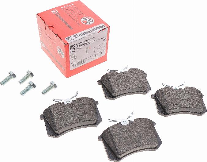 Zimmermann 20961.172.1 - Brake Pad Set, disc brake car-mod.net