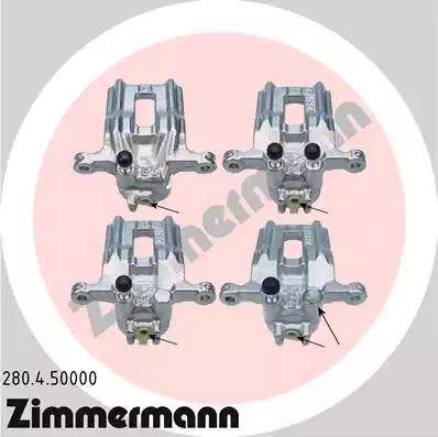 Zimmermann 280.4.50000 - Brake Caliper car-mod.net