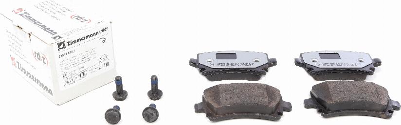 Zimmermann 23914.970.1 - Brake Pad Set, disc brake car-mod.net