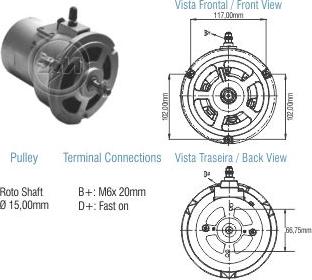 ZM ZM 90.101.05 - Alternator car-mod.net