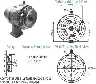 ZM ZM 90.101.15 - Alternator car-mod.net