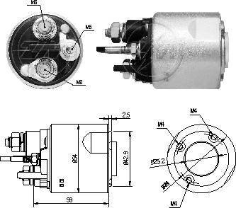 ZM ZM4494 - Solenoid Switch, starter car-mod.net