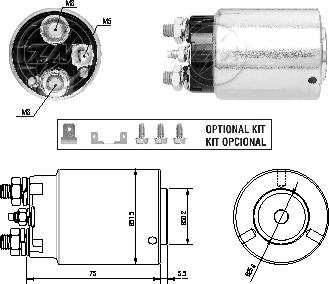 ZM ZM 4-861 - Solenoid Switch, starter car-mod.net