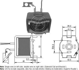 ZM ZM421 - Solenoid Switch, starter car-mod.net