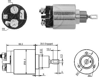 ZM ZM-4773 - Solenoid Switch, starter car-mod.net