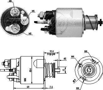 ZM ZM 5-494 - Solenoid Switch, starter car-mod.net