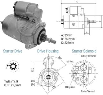 ZM ZM 80.106.07 - Starter car-mod.net