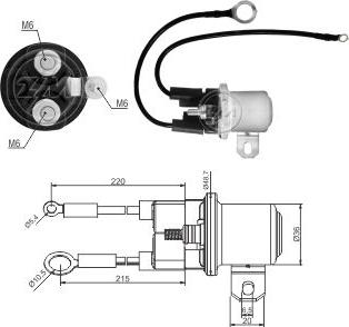 ZM ZM3428 - Solenoid Switch, starter car-mod.net