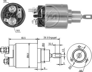 ZM ZM2573 - Solenoid Switch, starter car-mod.net
