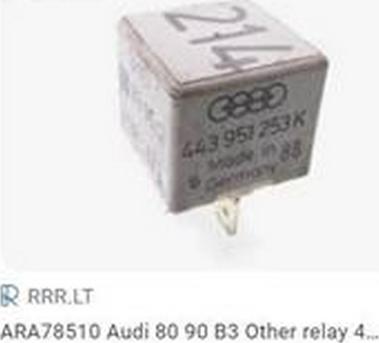 ZPY 443951253K - Relay, radiator fan castor car-mod.net