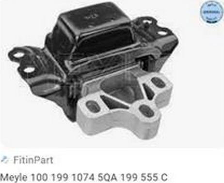 ZPY 5QA 199 555C - Holder, engine mounting car-mod.net
