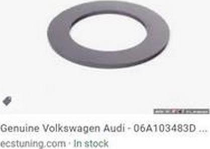 ZPY 06A103483D - Seal, oil filler cap car-mod.net