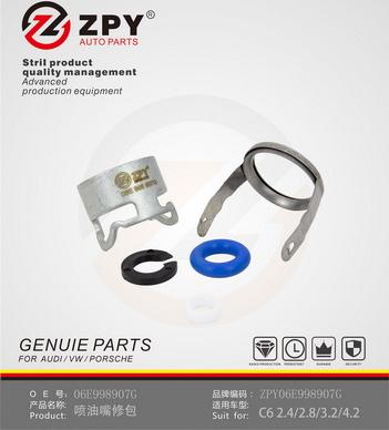 ZPY 06E 998 907G - Seal Kit, injector nozzle car-mod.net