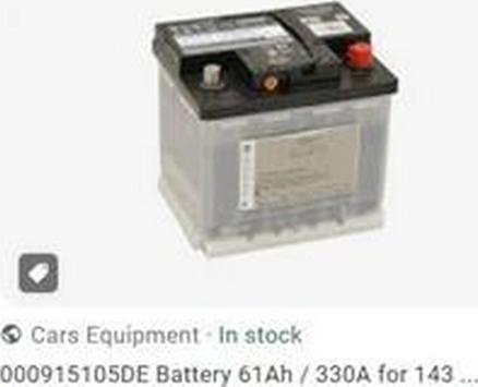 ZPY 000915105DE - Starter Battery car-mod.net