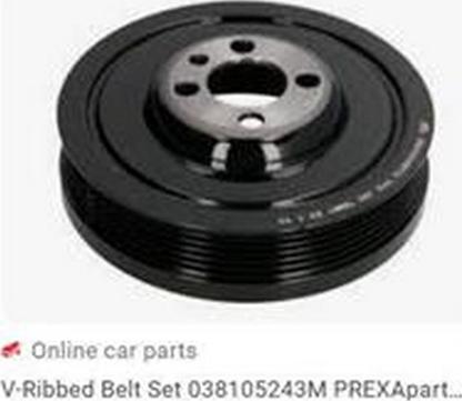 ZPY 038105243M - Belt Pulley, crankshaft car-mod.net