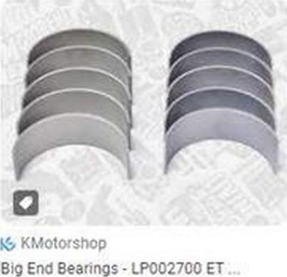 ZPY 038105701A - Conrod Bearing Set car-mod.net