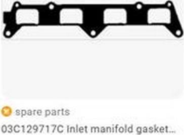ZPY 03C 129 717M - Gasket, intake manifold car-mod.net