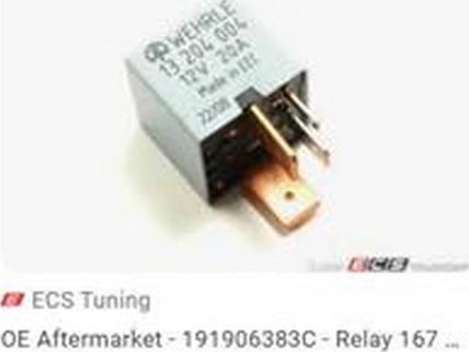 ZPY 191906383C - Relay, fuel pump car-mod.net