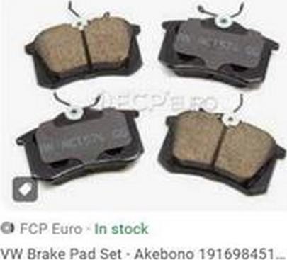 ZPY 191698451A - Brake Pad Set, disc brake car-mod.net