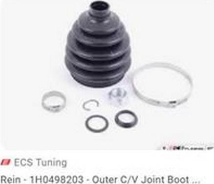 ZPY 1H0498203 - Bellow, drive shaft car-mod.net