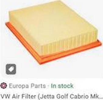 ZPY 1H0129620 - Engine Air Filter car-mod.net