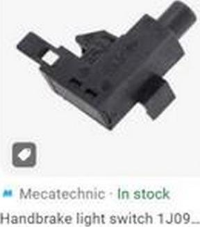 ZPY 1J0947561C - Switch, handbrake warning light car-mod.net