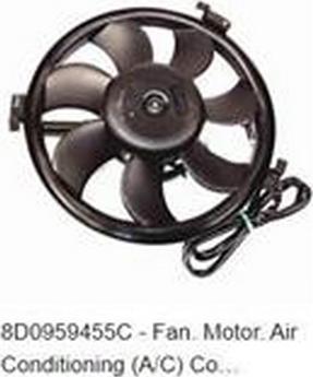 ZPY 8D0959455C - Fan, radiator car-mod.net