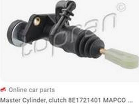 ZPY 8E1721401 - Master Cylinder, clutch car-mod.net