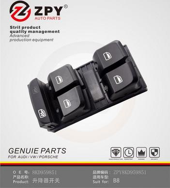 ZPY 8KD 959 851 - Switch, window regulator car-mod.net