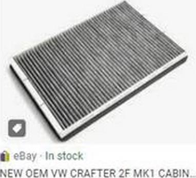 ZPY 2E0819638A - Filter, interior air car-mod.net