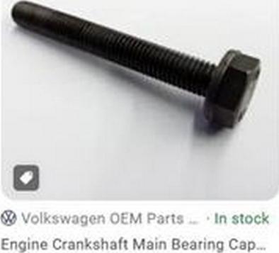ZPY N 901 300 01 - Bolt, crankshaft mounting bracket car-mod.net