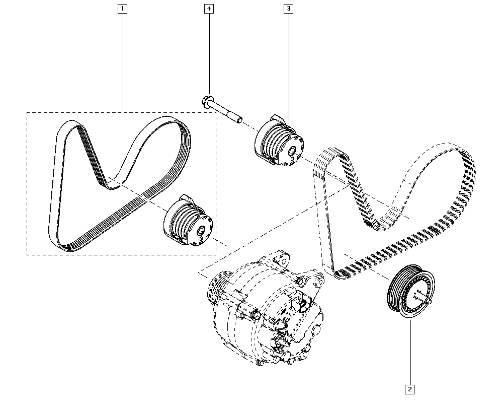 RENAULT 117209058R - Tensioner - belt
